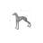 Posing Dog Statue