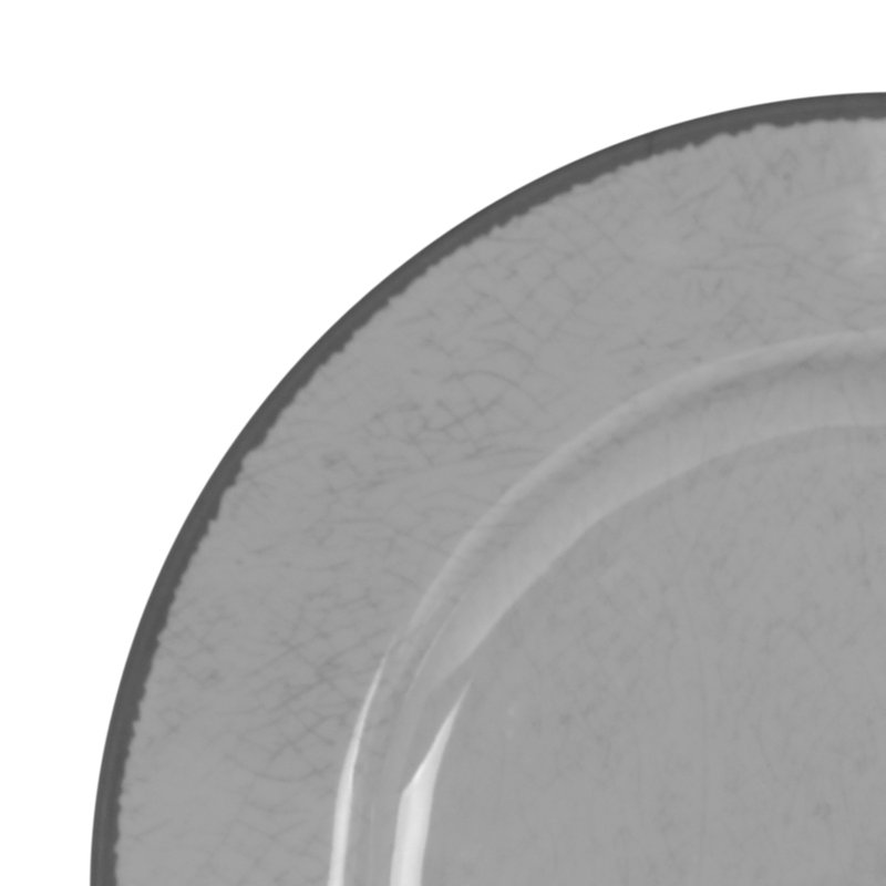 Crackle Ca - Mojave 8.5" Melamine Salad Plate, Gray