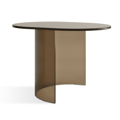 Half Past Glass Top End Table