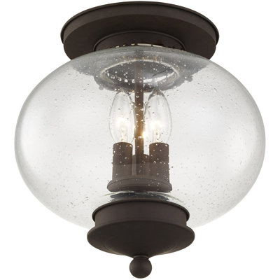 Piketon Glass Semi Flush Mount
