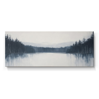 Série paysage - XLIX - Toile tendue avec châssis - Prêt à accrocher