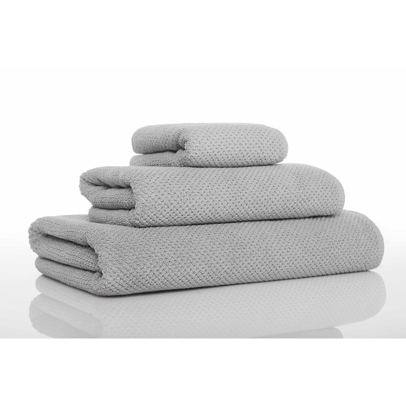 Bee Waffle Waffle Towel, Silver, Medium, Hand Towel 1-Pack