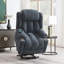 Fauteuil inclinable Blue Power Lift avec chauffage et massage