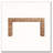 59.06" Rustic Geometric Relief Console Table