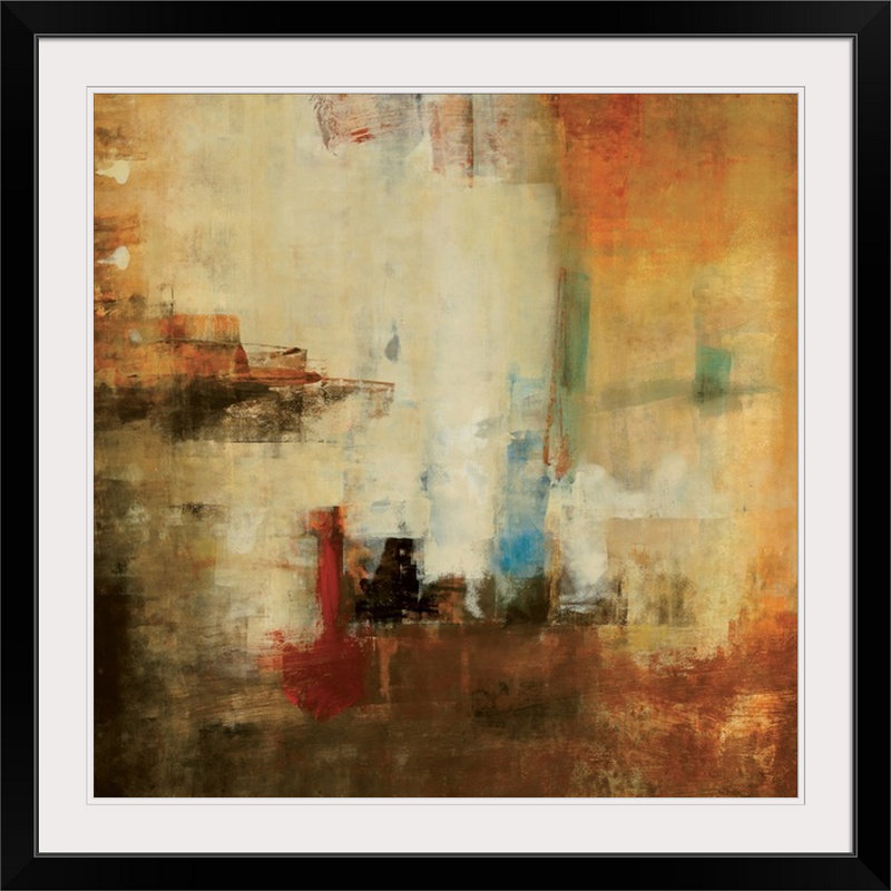 «Hymera Freeflow» par Lisa Ridgers, reproduction d'art, H 32 po x l 32 po x P 1 po, Cadre noir