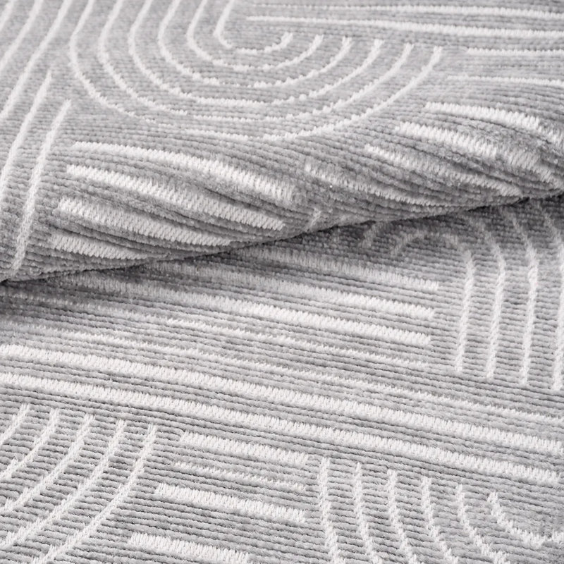 Tapis gris en polyester Fenwick facile à nettoyer, 6,5 pi x 6,5 pi