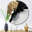 Horloge murale Waves Of Midnight Passion-93380344