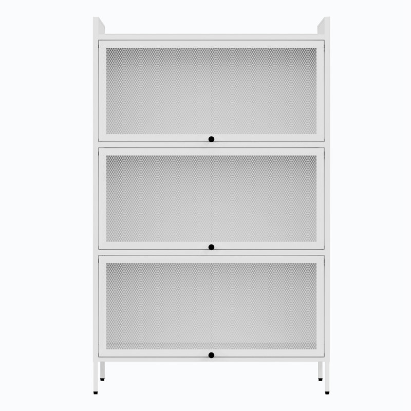 Armoires de cuisine en acier, armoire blanche Avenall