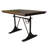 Ferryhill Solid Wood Top Metal Base Dining Table