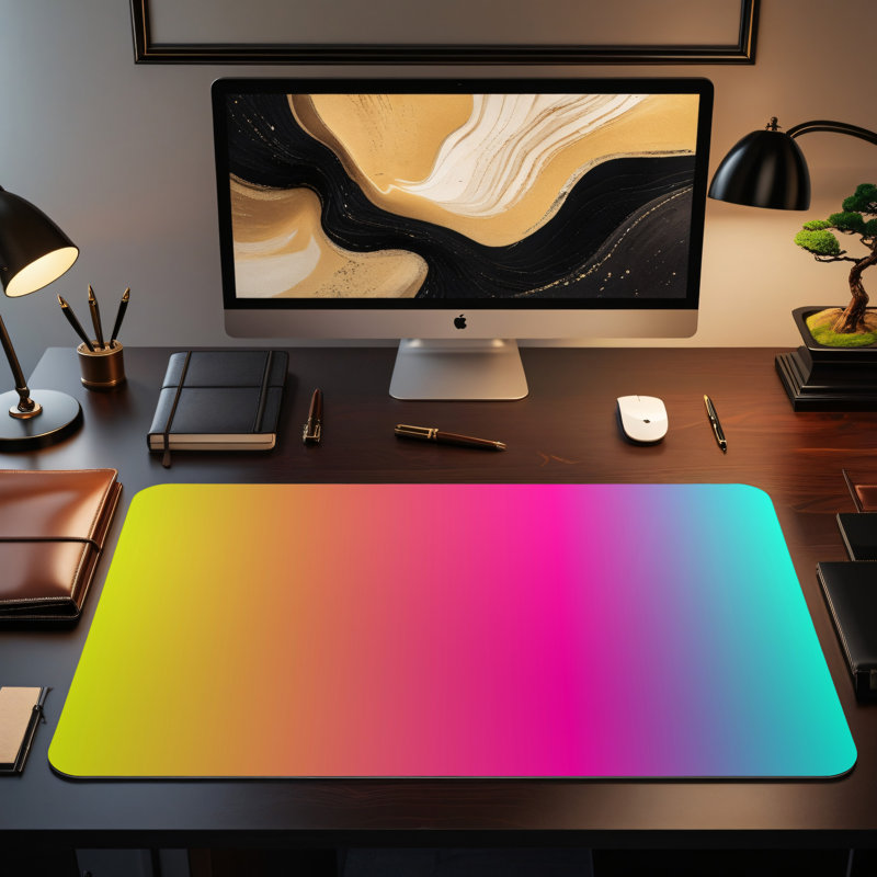 Polyester Desk Pad, 23.6x13.8