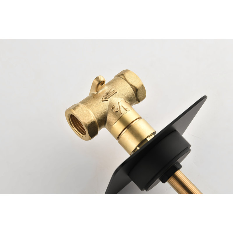 Valve de débit et de débit de douche réglable 3/4 po - Poignée en laiton