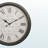 Edeline Transitional Round Wall Clock in Brown, 29.85'' W X 29.85'' H X 2.11'' D