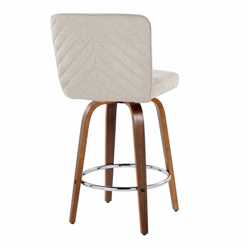 Tabouret de comptoir contemporain, Beige