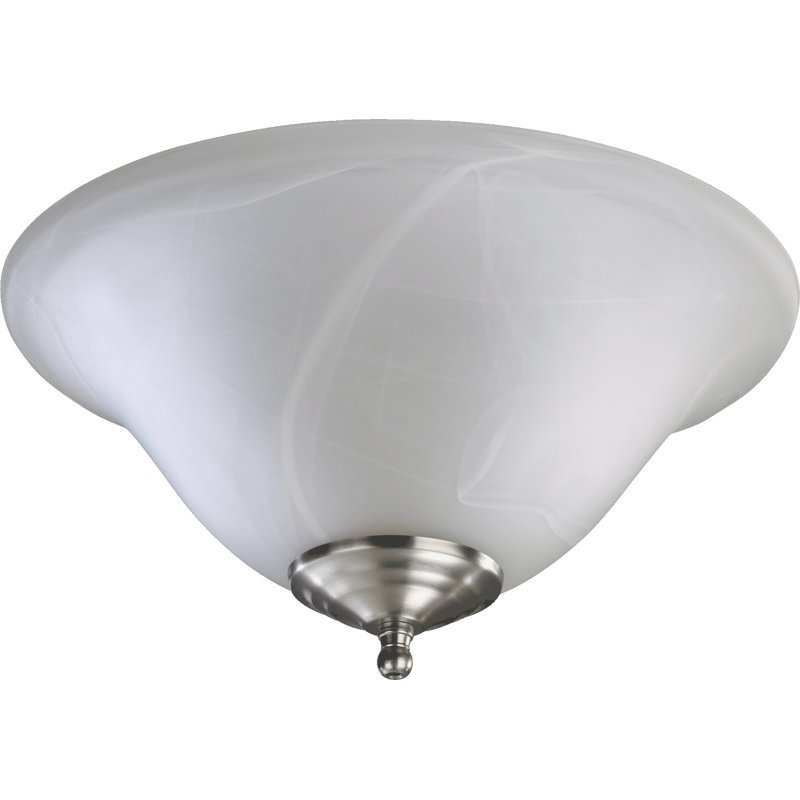 Ensemble d’éclairage pour ventilateur de plafond 2 lumières bol