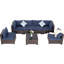 Ensemble de canapé de patio convertible 7 pièces, ensemble de conversation toutes saisons avec table basse et coussins-129447973-129447974