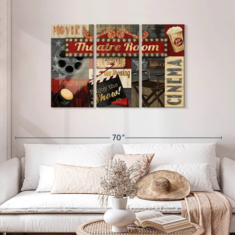 Keiraleigh Theatre Room, 28" H x 45" W