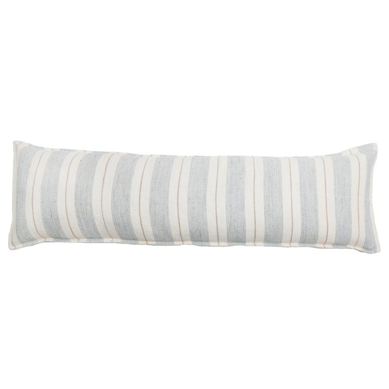 Laguna Lumbar Pillow Cover & Insert, Ocean/Natural