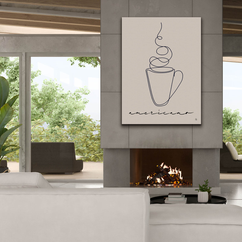 «Epic Graffiti» «Cafe Americano» par Sarah Adams, art mural sur toile, 12 po x 16 po, H 54 po x l 40 po x P 1,5 po