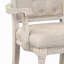 Chaise avec accoudoirs à finition antique (ensemble de 2)