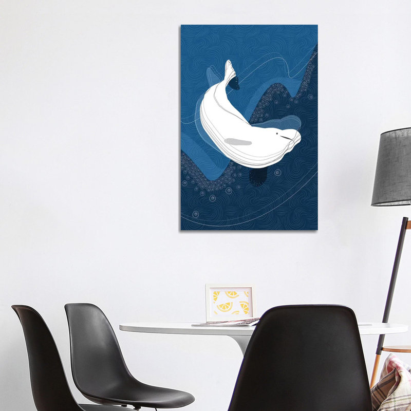 Beluga 1 Piece Wrapped Canvas Wall Art, 101.6 cm H x 66.04 cm W