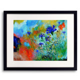 Blue Cornflowers Print by Pol Ledent