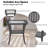 Handwoven Wicker Side Table - Small Outdoor Side Table 2 Tier Storage Patio Side Table With Tempered Glass Top, All Weather Outdoor End Table For Deck Balcony Outside-381220774