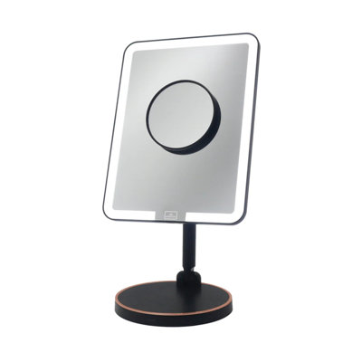 Miroir de maquillage Royale Petit avec lumières DEL et grossissement 5X