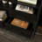 Entertainment Center With Metal Frame And Strong Storage