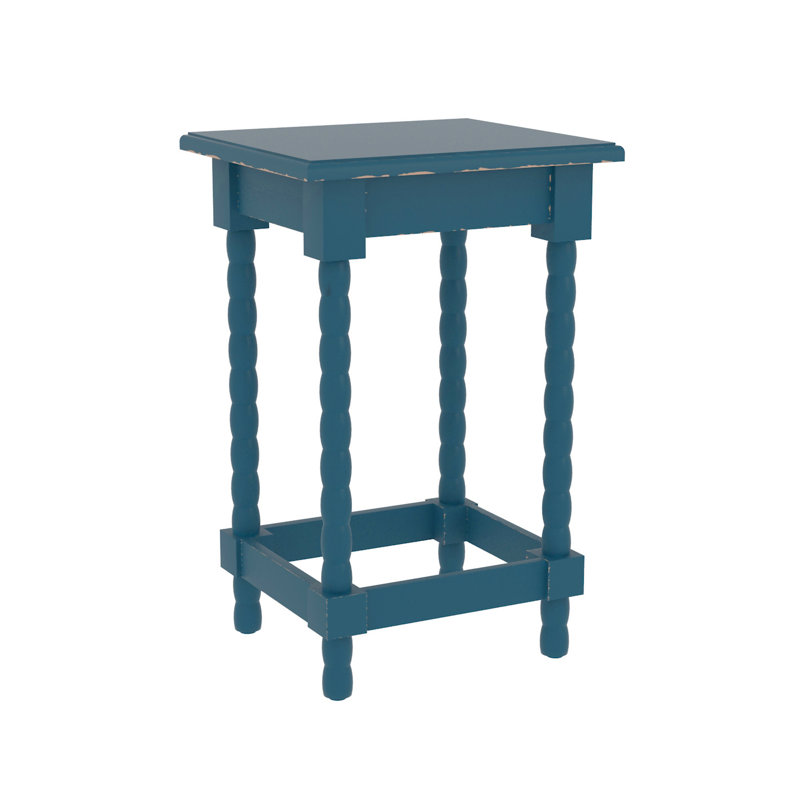 Barnard End Table, Blue