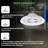 GREENLIGHTDEPOT LED High Bay - 100W - 14,100 Lumens - UFO4 - Hook Mount - UL+DLC5.1