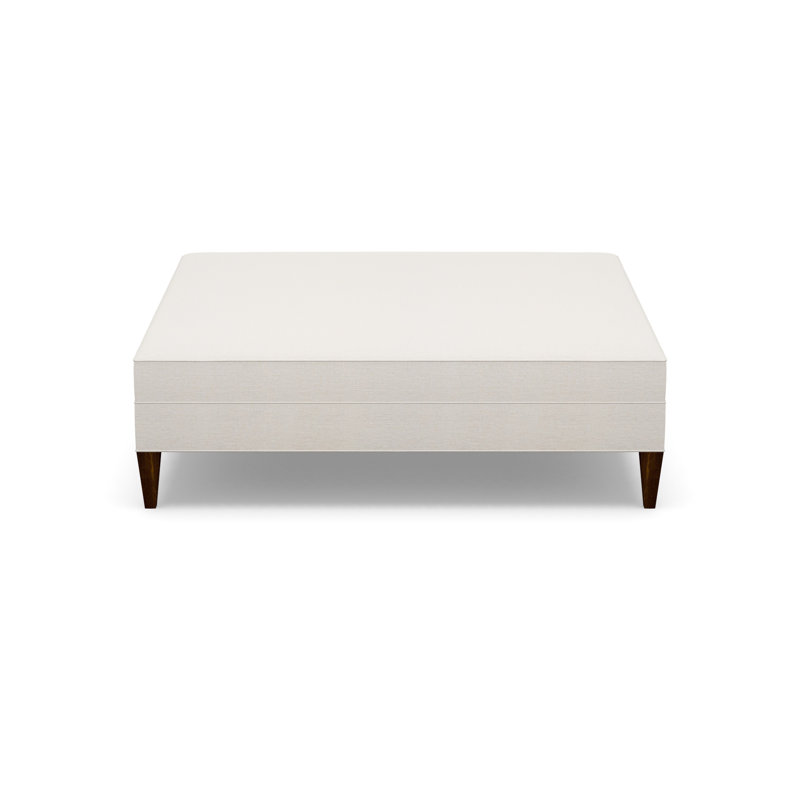 Square Ottoman, 8938-81, Walnut