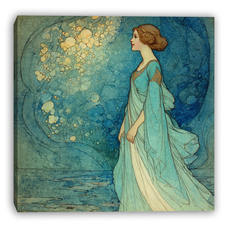 Art mural sur toile Starlight Passage, L 20 po x H 20 po x P 1,5 po