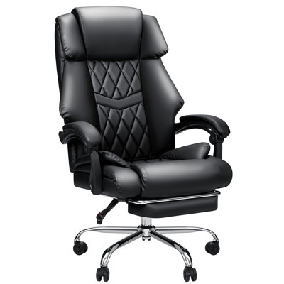 Khajag Executive Chair Big and Tall Office Chair with Footrest