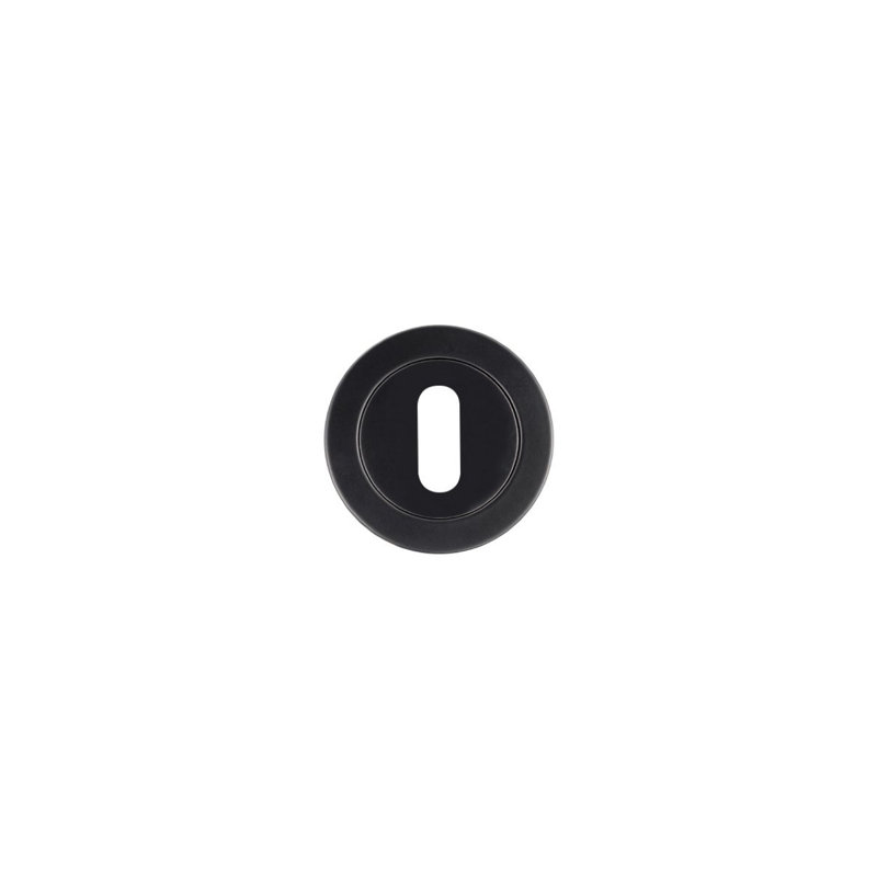 Standard Profile Escutcheon Door Accessory, Powder Coated Black
