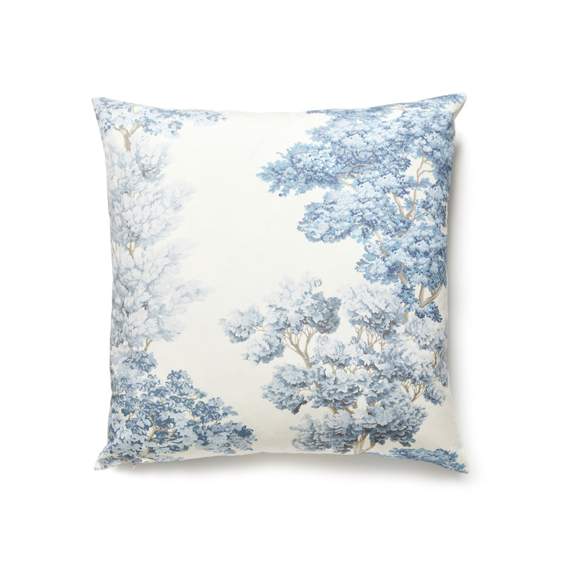 Central Park Square Pillow Cover & Insert, Light Blue