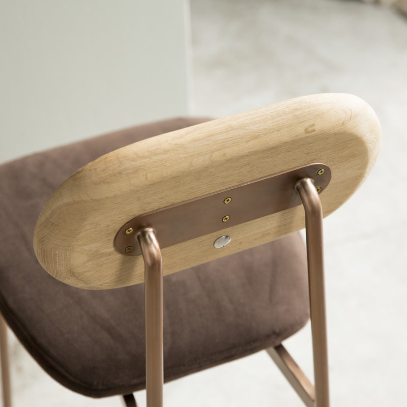 Yutapi Upholstered Dining Chair, Brown