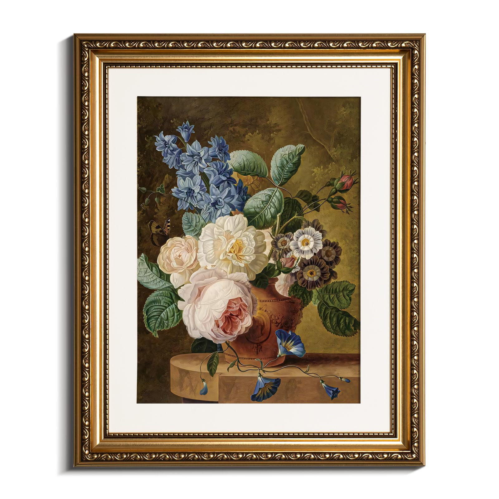 Winston Porter Gold Framed Wall Art Canvas Print Home Decor Vintage ...