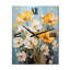 Horloge murale jaune surdimensionnée jaune Buttercups Neon Sunshine I-1049928752