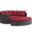 Convene 79" Wide Outdoor Wicker Patio Daybed with Cushions-678058611