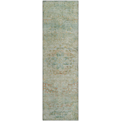 Premium Machine Washable Marasco AMF1636 Global Rug