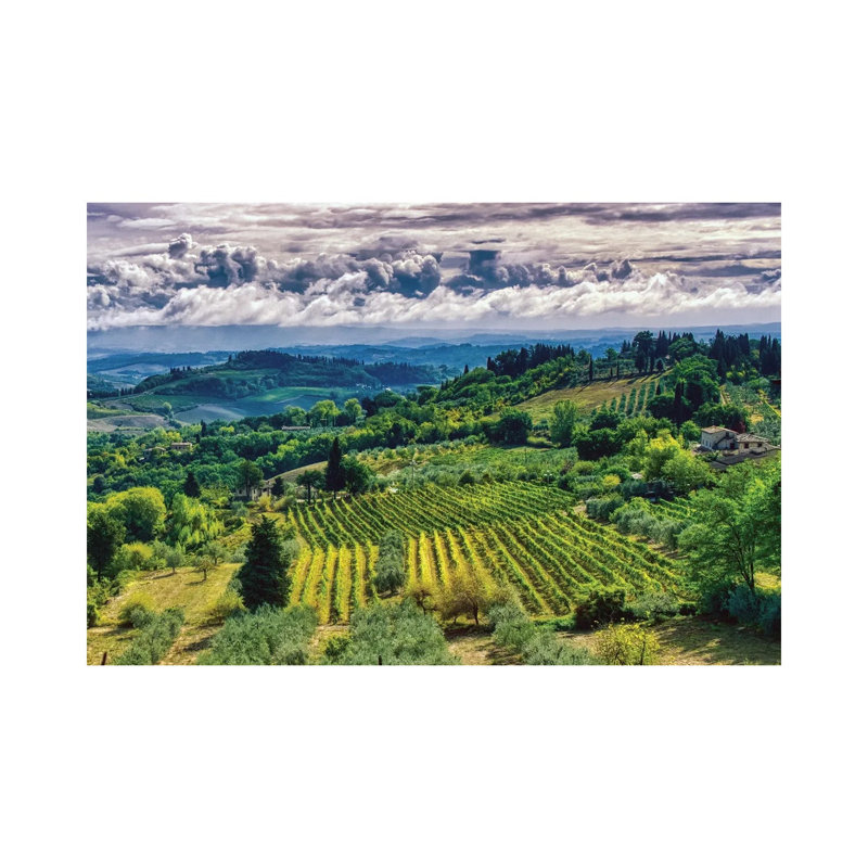 Tuscany 1 Piece Wrapped Canvas Wall Art, 20.32 cm H x 30.48 cm W