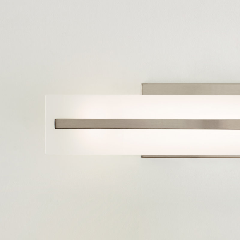 2 - Light Dimmable Vanity Light, Brushed Nickel