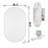 Oval Recessed Medicine Cabinet-1396703207