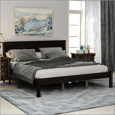 Platform Bed Frame With Headboard