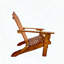 Chaise Adirondack pliable en bois de chêne pour une utilisation intérieure / extérieure