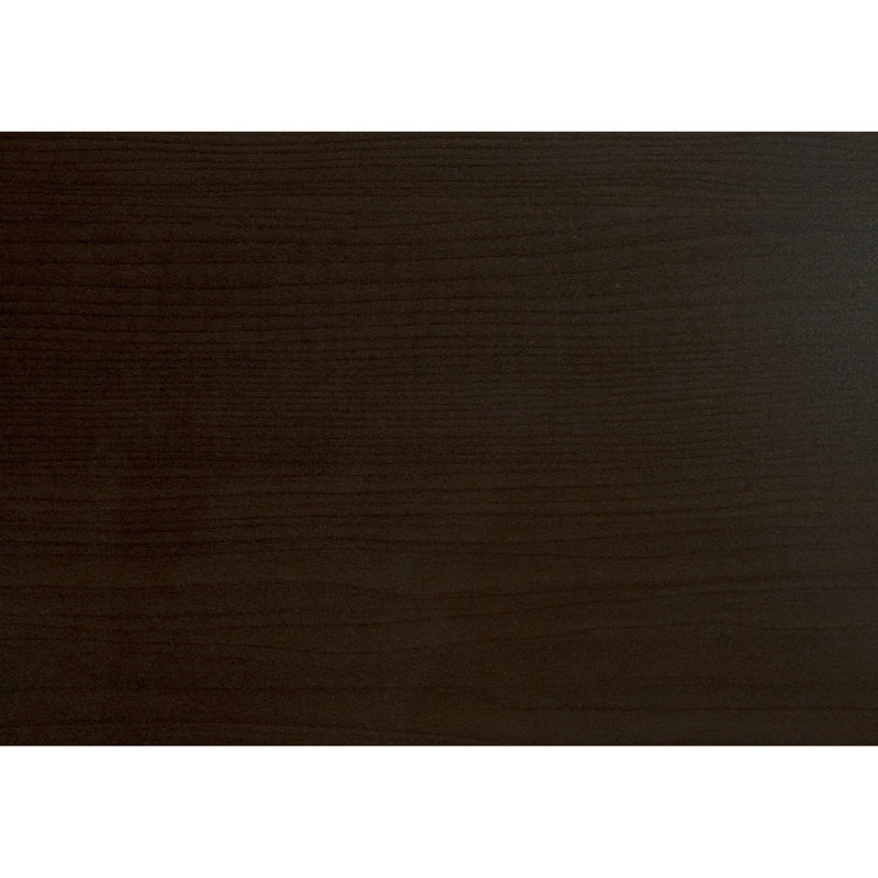 Table de salle à manger 60 po rectangulaire moderne en stratifié brun