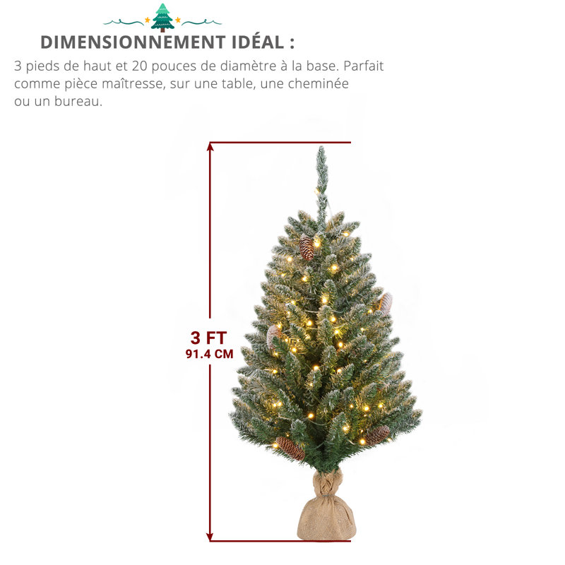 Lighted Artificial Christmas Tree