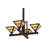 Kidsgrove 4 - Light Steel Dimmable Square / Rectangle Chandelier-1577843193