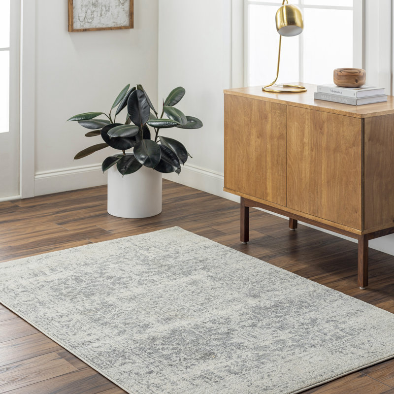 Tapis à motif oriental Hillsby, Rectangle 3 pi 11 po x 5 pi 7 po