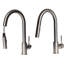 Gemini Single Handle Kitchen Faucet with Side Spray and Accessories-857853658